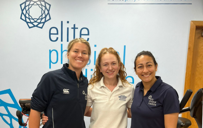 Anna with fellow Oxford Brooks alumi Emma and Amanda
